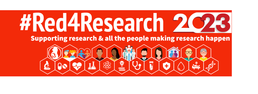 Time to get red-y to celebrate #Red4Research Day