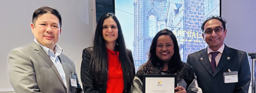 Grampian pair awarded for collaborative excellence after successful delivery of research conference